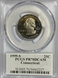 1999-S 25C Connecticut PR70DCAM