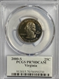 2000-S 25C Virginia PR70DCAM