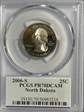 2006-S 25C North Dakota PR70DCAM