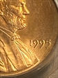 1995 1C Doubled Die Obverse MS68RD