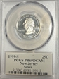 1999-S 25C New Jersey Silver PR69DCAM