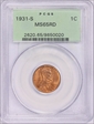 1931-S 1C MS65RD