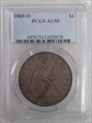 1860-O $1 AU50