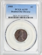 1955 1C Doubled Die Obverse AU55BN