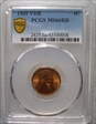 1909 VDB 1C MS66RD