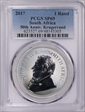 2017 1 Rand 50th Anniv. Krugerrand Ag SP69