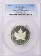 2017 $10 150th Ann. Confederation Maple Leaf Ag PR69
