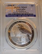 2016-P $1 Kookaburra Ag MS69