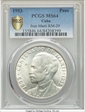 1953 Peso Jose Marti KM-29  Ag MS64