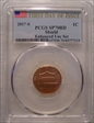 2017-S 1C Shield Enhanced Unc Set FDI SP70RD