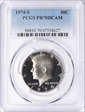 1974-S 50C PR70DCAM