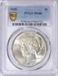 1935 $1 MS66