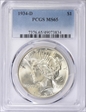 1934-D $1 MS65