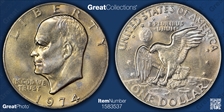 1974 $1 MS66