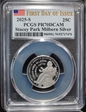 2025-S 25C Stacey Park Milbern Silver First Day of Issue PR70DCAM
