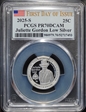 2025-S 25C Juliette Gordon Low Silver First Day of Issue PR70DCAM