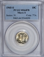 1945-S 10C Micro S MS64FB