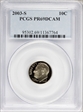 2003-S 10C PR69DCAM