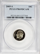 2005-S 10C PR69DCAM