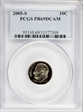 2005-S 10C PR69DCAM