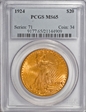 1924 $20 MS65
