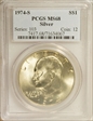 1974-S $1 Silver MS68