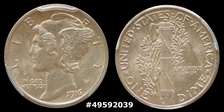 1916 10C Mercury MS64FB
