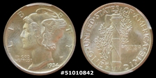 1934-D 10C MS65FB