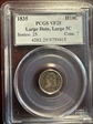 1835 H10C Large Date, Large 5C VF25
