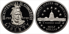 1989-S 50C Congress PR69DCAM