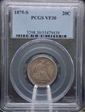 1875-S 20C VF30
