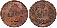 1909 1C Indian MS63BN