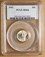 1942 10C MS66