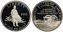 1995-S 50C Civil War PR69DCAM