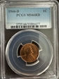 1944-D 1C MS66RD