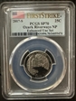 2017-S 25C Ozark Riverways NP Enhanced Unc Set First Strike SP70