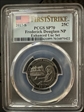 2017-S 25C Frederick Douglass NP Enhanced Unc Set First Strike SP70