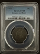 1853 25C Arrows and Rays VF35