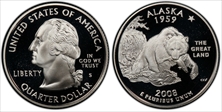 2008-S 25C Alaska Silver PR69DCAM