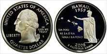 2008-S 25C Hawaii Silver PR69DCAM