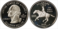 1999-S 25C Delaware Silver PR69DCAM