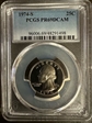 1974-S 25C PR69DCAM