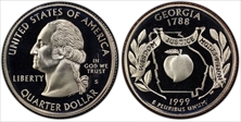 1999-S 25C Georgia PR70DCAM