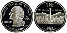 2007-S 25C Utah Silver PR69DCAM