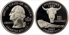 2007-S 25C Montana Silver PR69DCAM