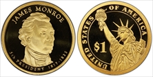 2008-S $1 James Monroe PR69DCAM