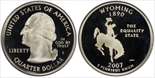 2007-S 25C Wyoming Silver PR69DCAM