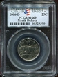 2006-D 25C North Dakota Satin Finish SP69