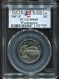 2007-P 25C Washington Satin Finish SP69