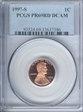 1997-S 1C PR69DCAM